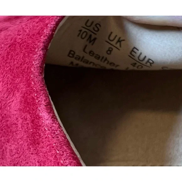 Franco Sarto Red Pointed Toe Suede Mules - Picture 8 of 8